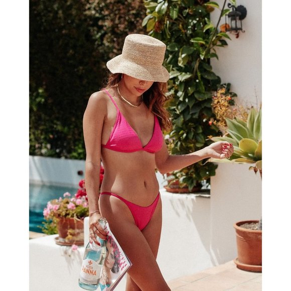 New L*Space Bikini Set Millie Triangle Top & Jay Bitsy Cheeky Bottoms Matching - Picture 15 of 16